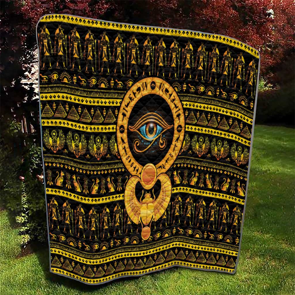 Egyptian God of The Sun Eye of Ra Quilt LT9