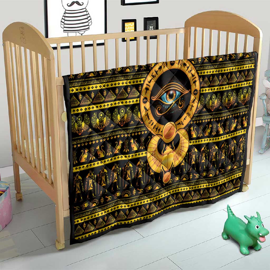 Egyptian God of The Sun Eye of Ra Quilt LT9