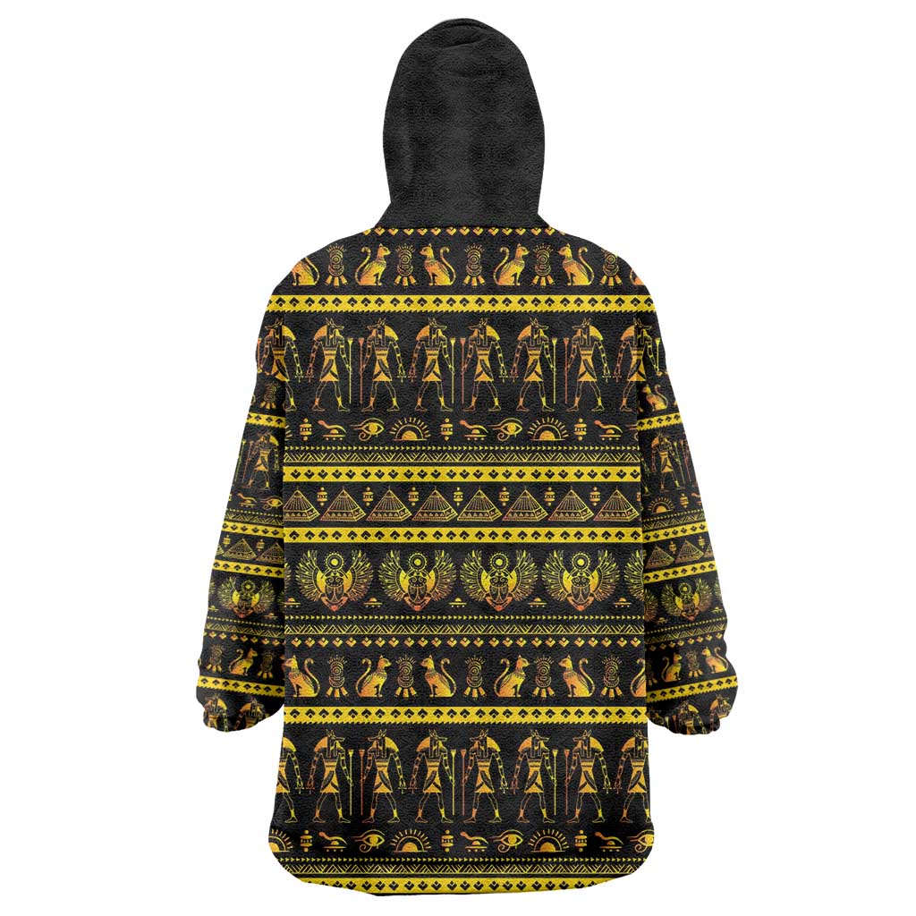 Egyptian God of The Sun Eye of Ra Wearable Blanket Hoodie LT9