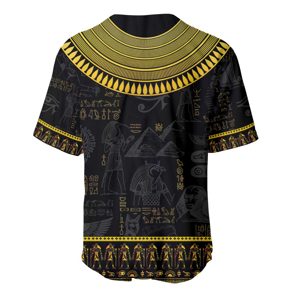 The Ankh Egyptian Hieroglyphs Baseball Jersey LT9
