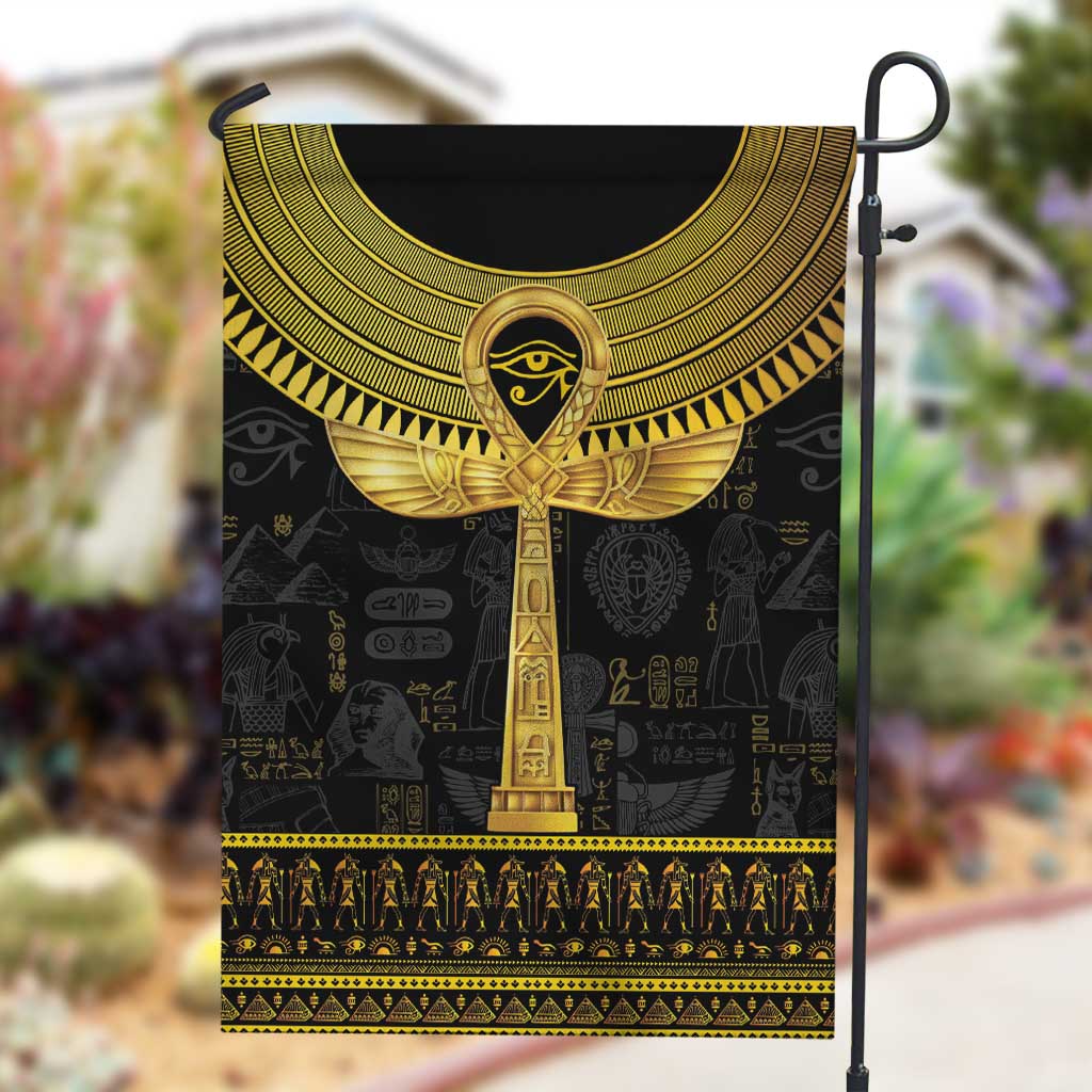 The Ankh Egyptian Hieroglyphs Garden Flag LT9