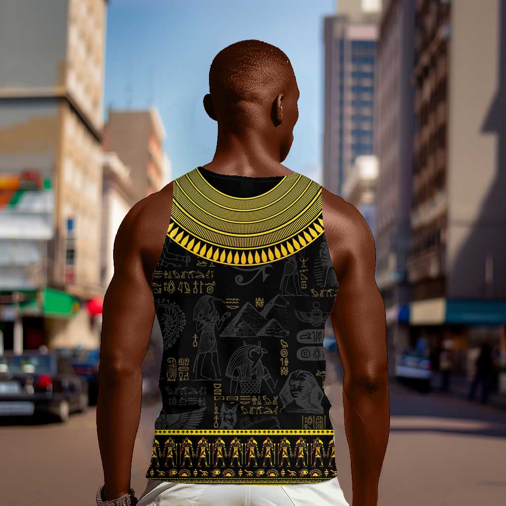 The Ankh Egyptian Hieroglyphs Men Tank Top LT9
