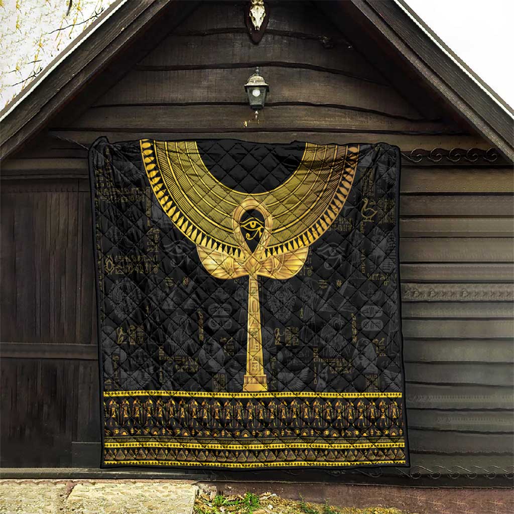 The Ankh Egyptian Hieroglyphs Quilt LT9