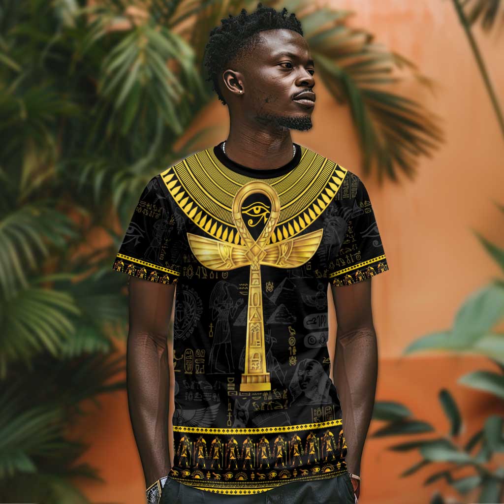 The Ankh Egyptian Hieroglyphs T shirt LT9