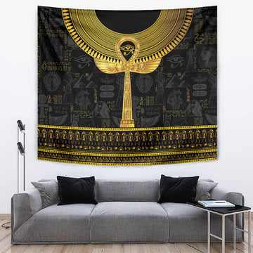 The Ankh Egyptian Hieroglyphs Tapestry LT9