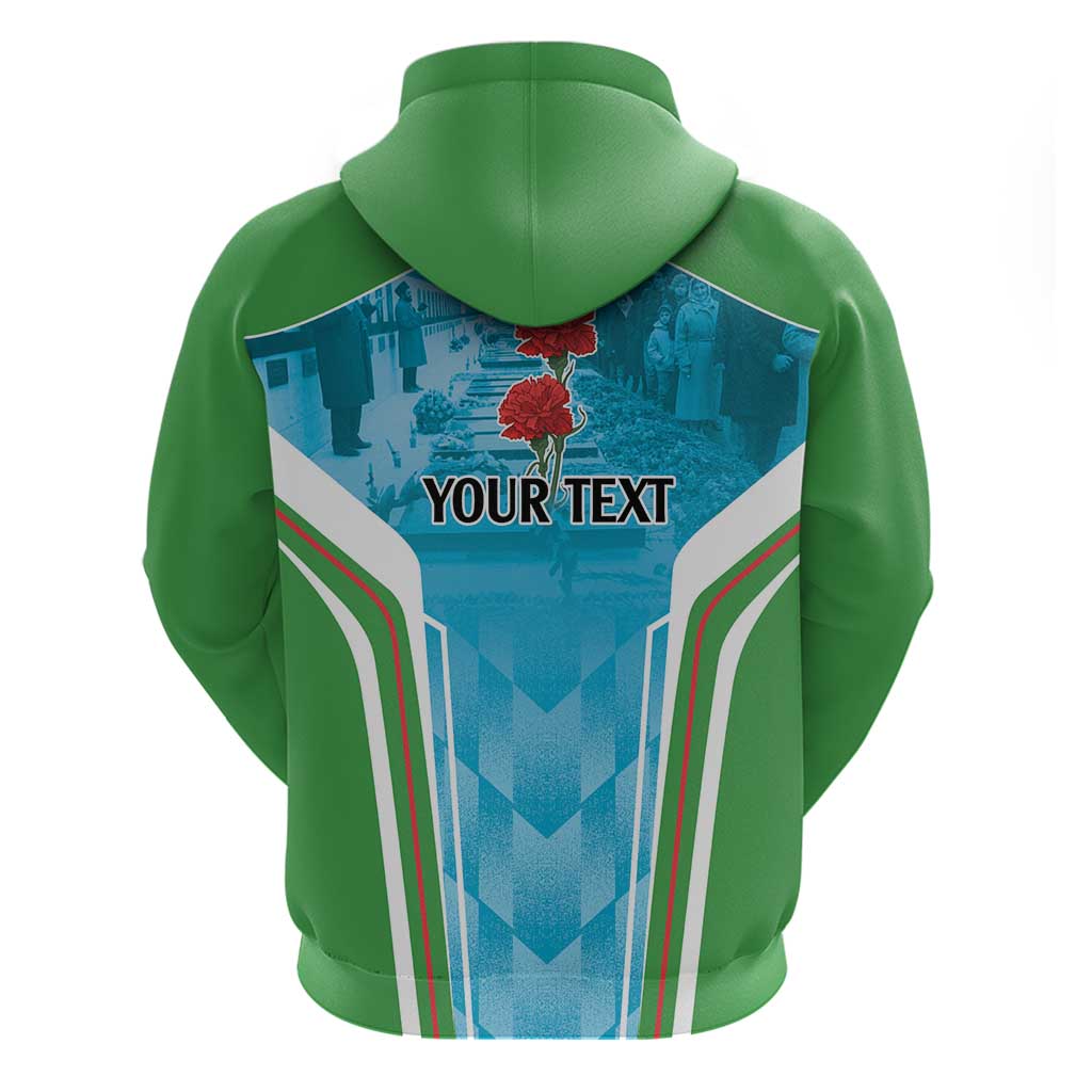 Personalized Azerbaijan Black January Hoodie 20 Yanvar 1990 LT9