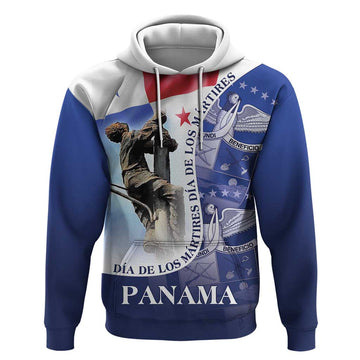 Panama Dia de los Martires Hoodie Panama Martyrs' Day Raises Flag LT9