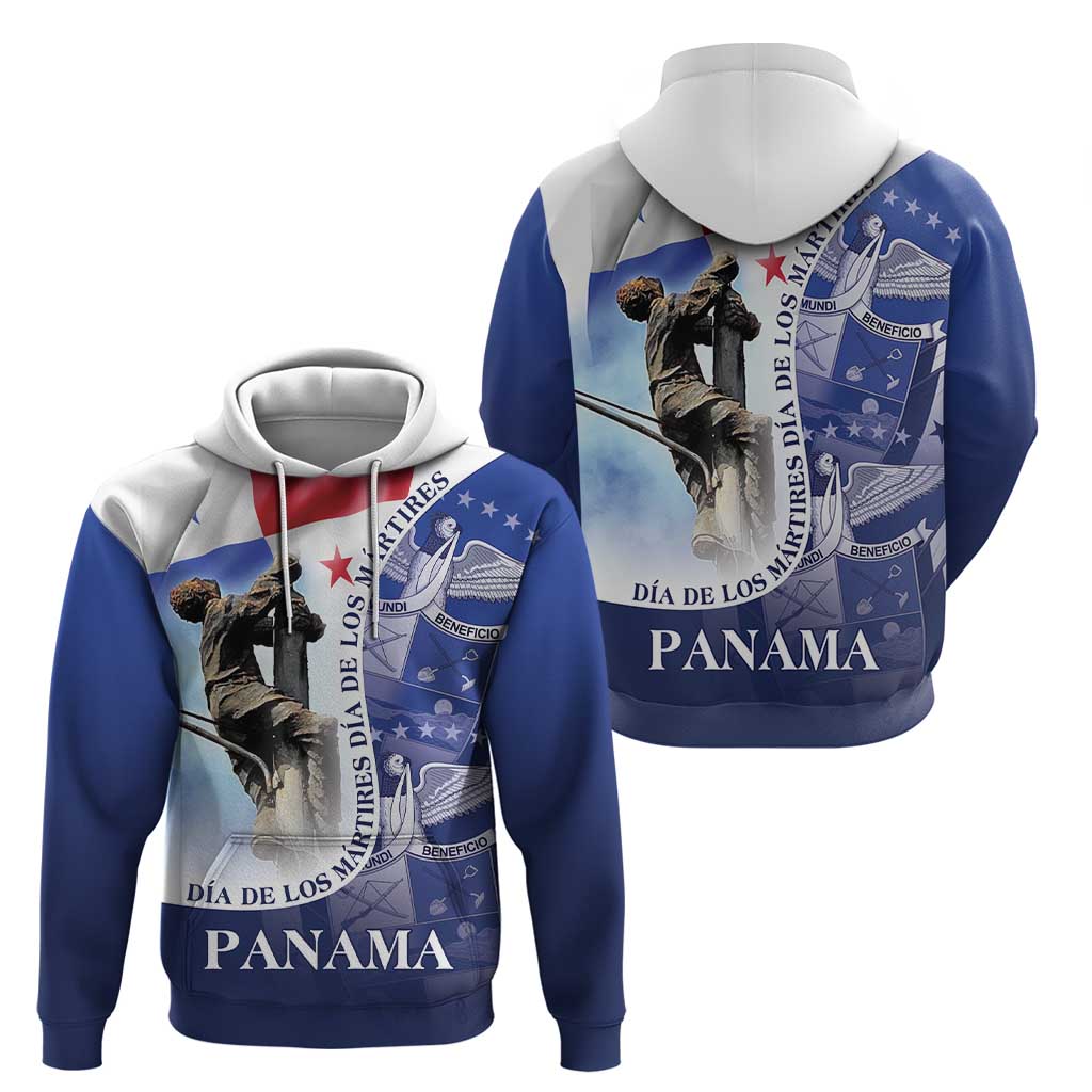 Panama Dia de los Martires Hoodie Panama Martyrs' Day Raises Flag LT9