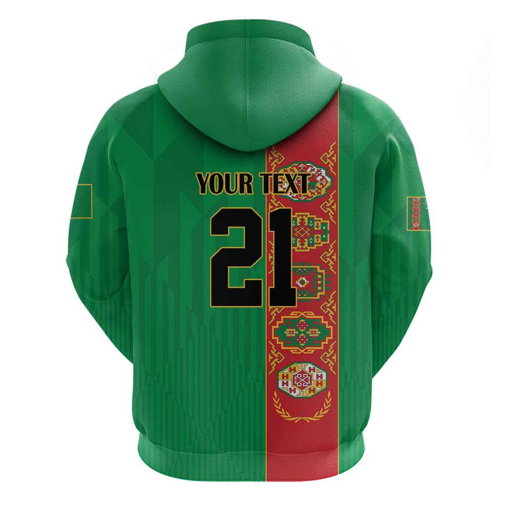 Turkmenistan Black Francolin Custom Hoodie Turkmenistan Turkmenistanyn Baydagy LT9