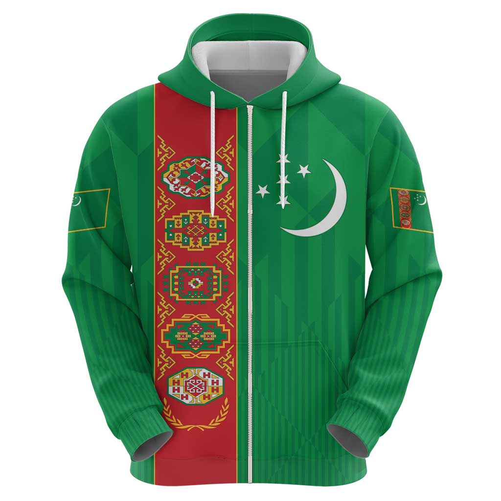 Turkmenistan Black Francolin Custom Hoodie Turkmenistan Turkmenistanyn Baydagy LT9