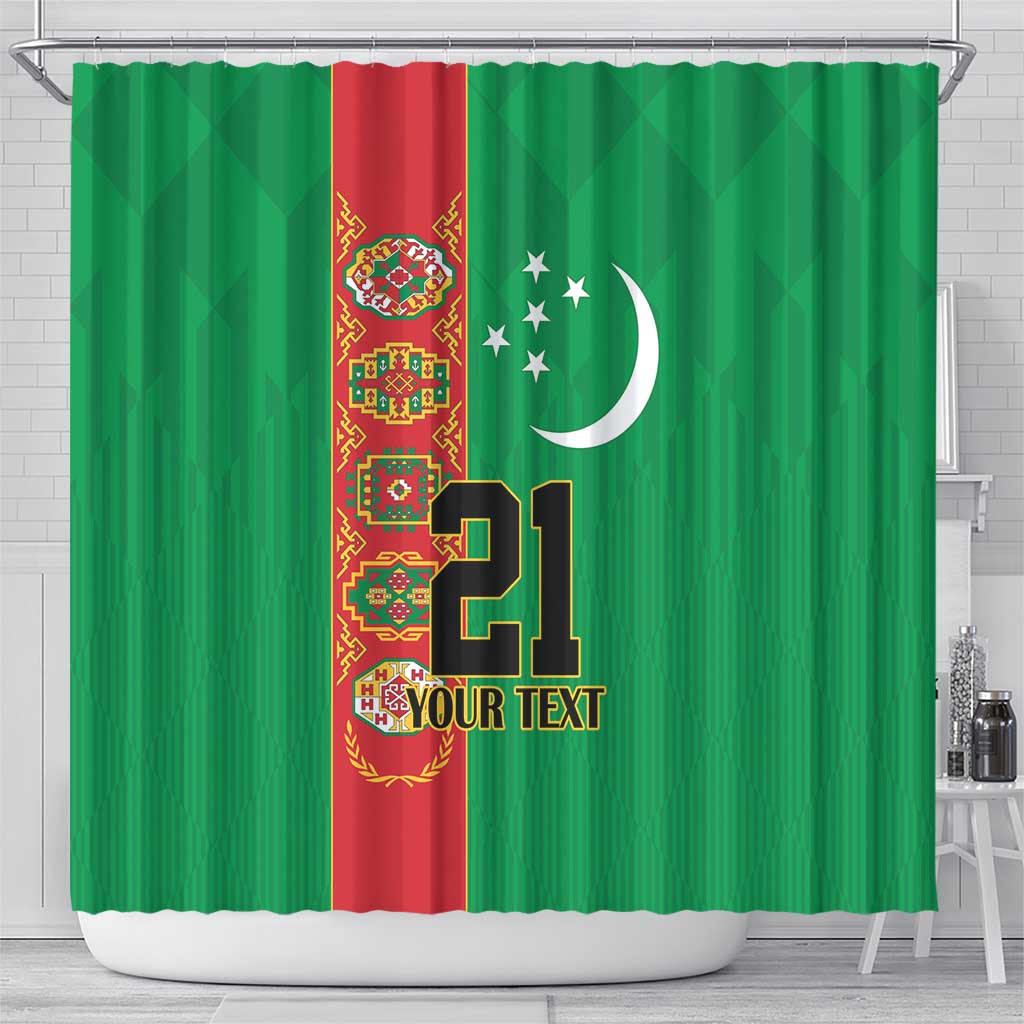 Turkmenistan Black Francolin Custom Shower Curtain Turkmenistan Turkmenistanyn Baydagy LT9