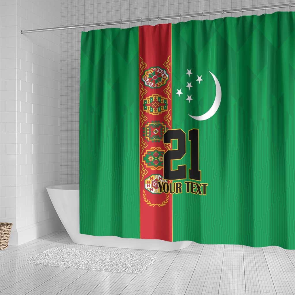 Turkmenistan Black Francolin Custom Shower Curtain Turkmenistan Turkmenistanyn Baydagy LT9