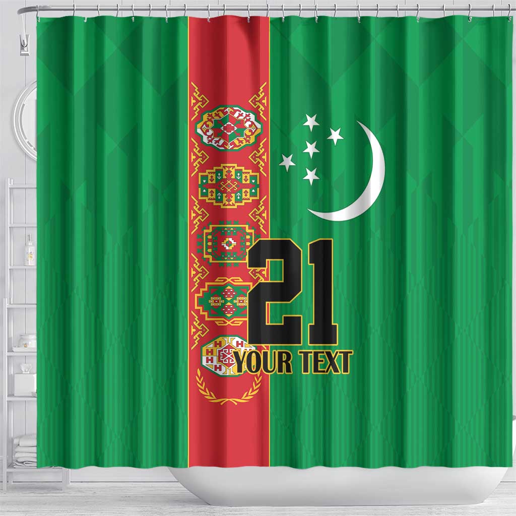 Turkmenistan Black Francolin Custom Shower Curtain Turkmenistan Turkmenistanyn Baydagy LT9
