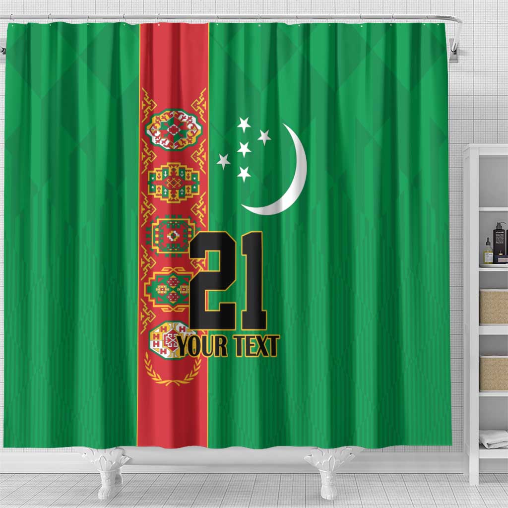 Turkmenistan Black Francolin Custom Shower Curtain Turkmenistan Turkmenistanyn Baydagy LT9