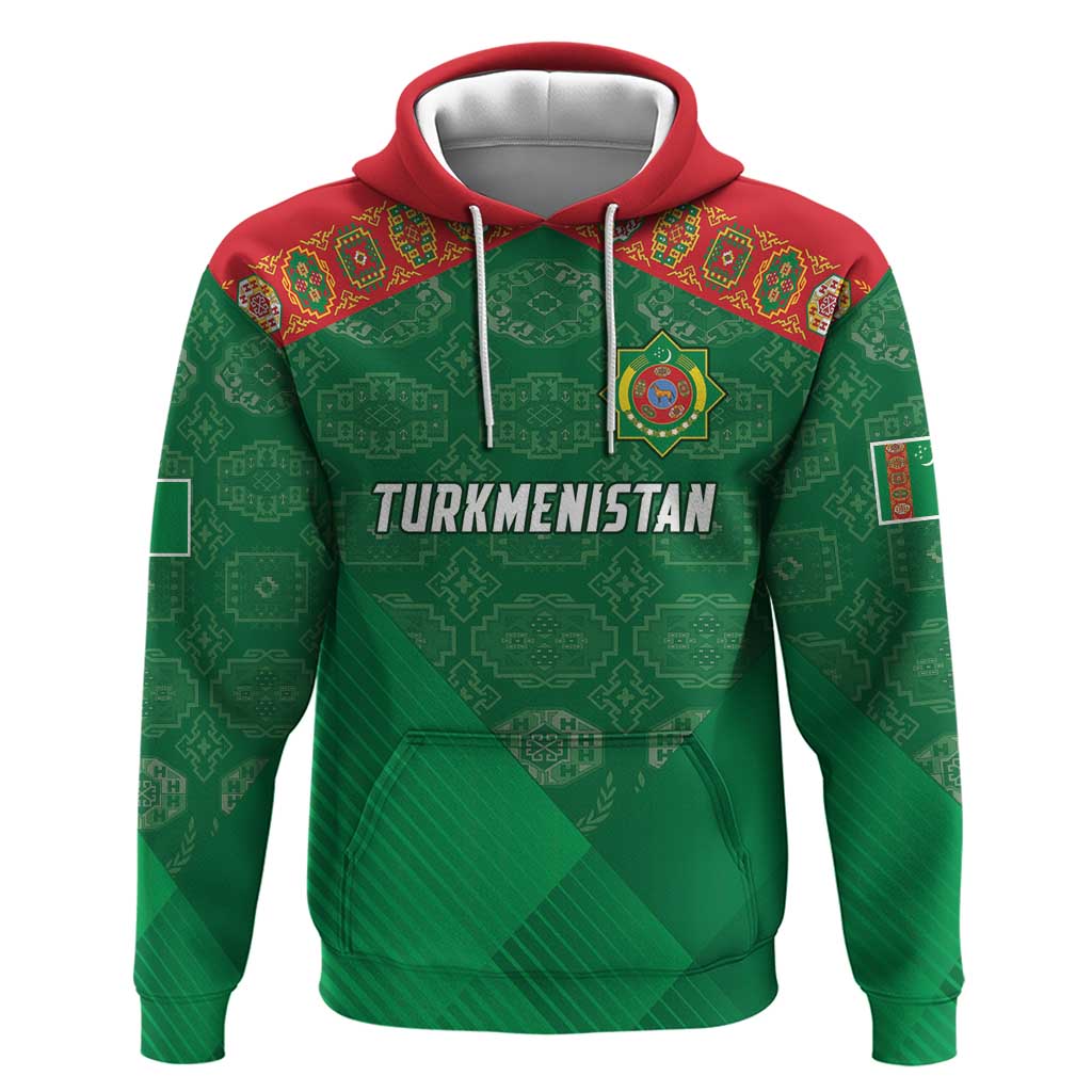 Turkmenistan Football Custom Hoodie We Are The Champions LT9