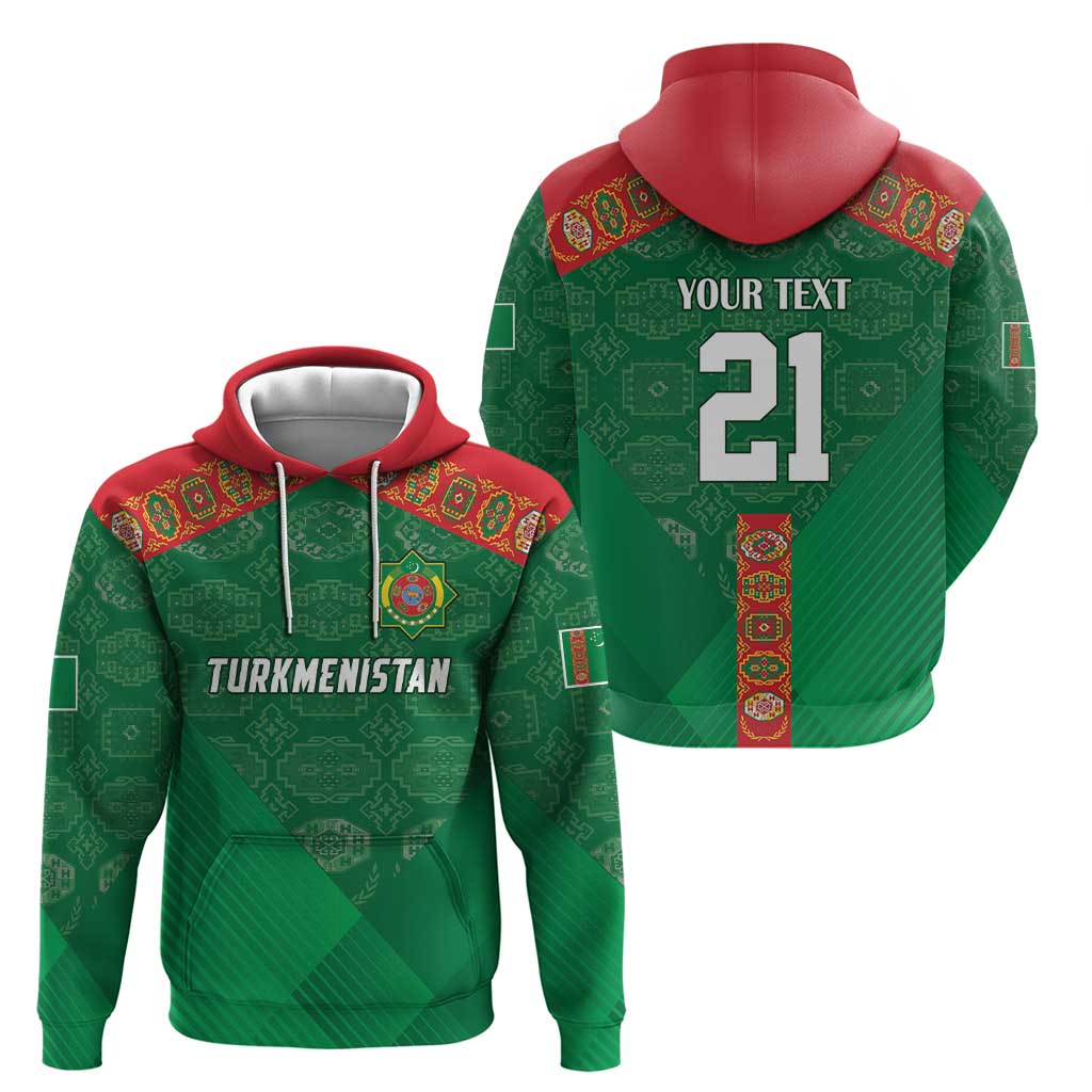 Turkmenistan Football Custom Hoodie We Are The Champions LT9