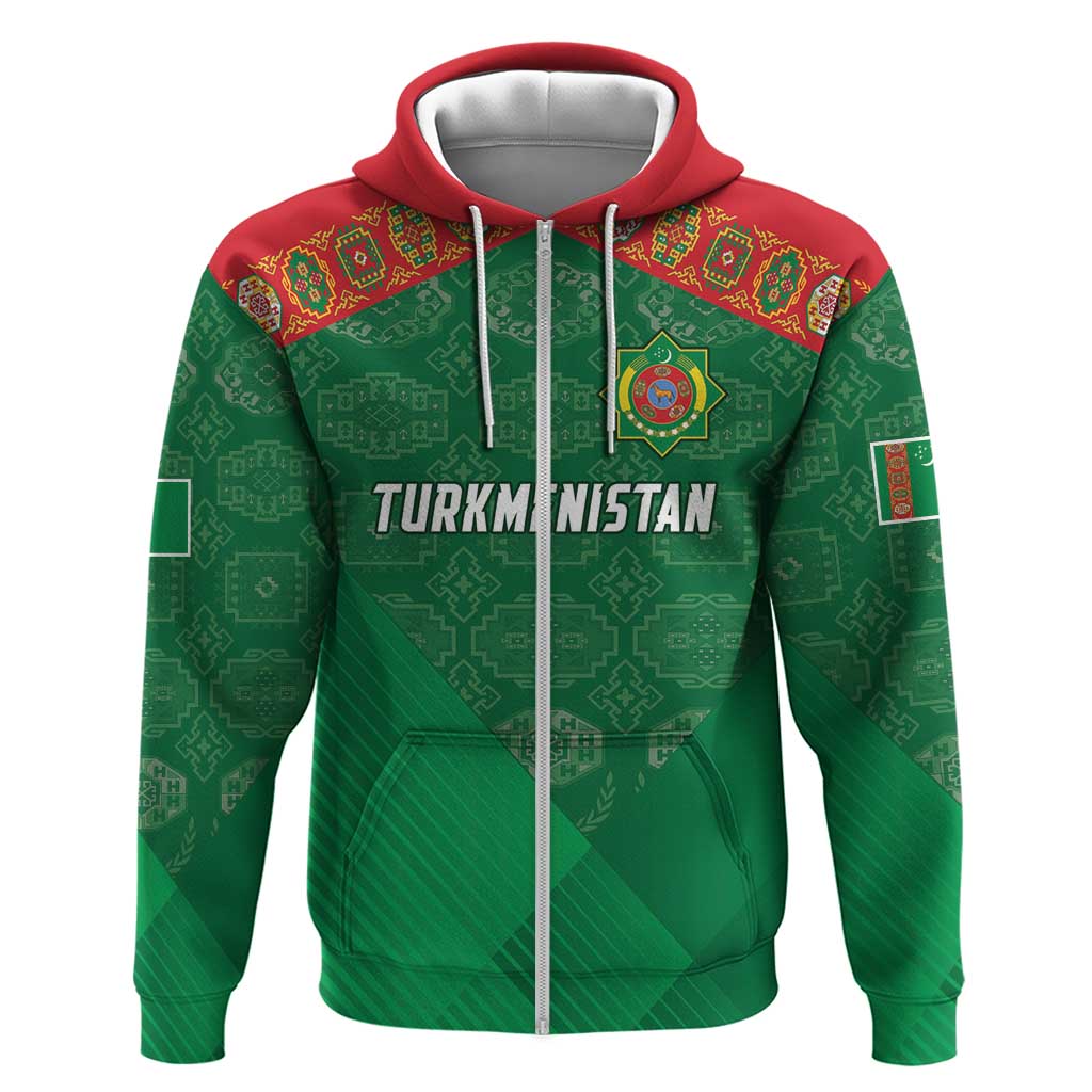 Turkmenistan Football Custom Hoodie We Are The Champions LT9