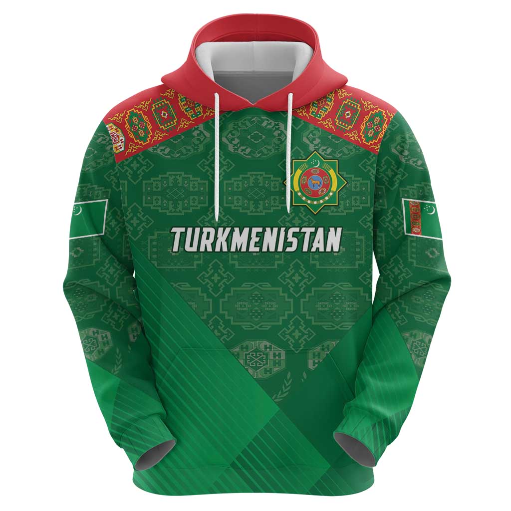 Turkmenistan Football Custom Hoodie We Are The Champions LT9