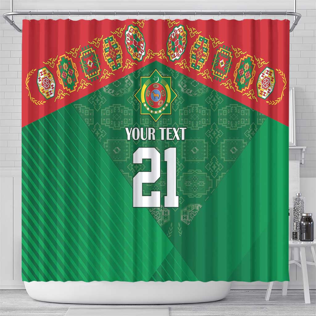 Turkmenistan Football Custom Shower Curtain We Are The Champions LT9