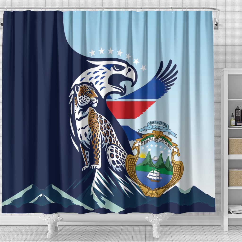 Costa Rica Jaguar Guaria Morada Shower Curtain LT9