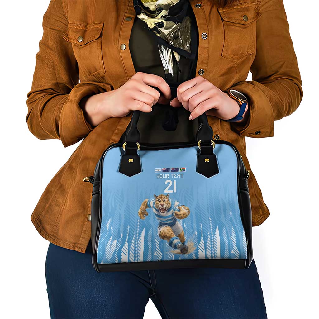 Argentina Rugby Custom Shoulder Handbag Glory Be To Pumas LT9