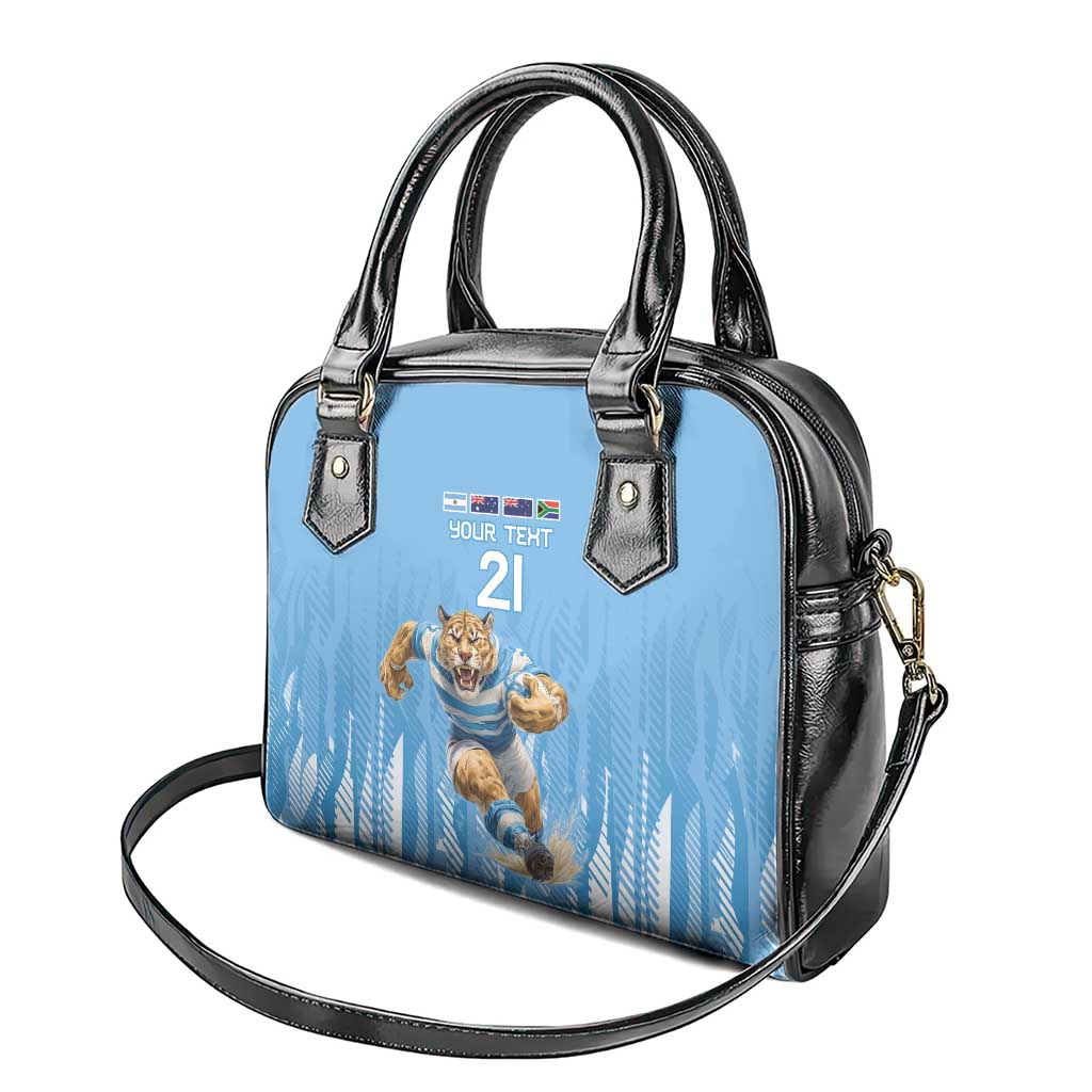 Argentina Rugby Custom Shoulder Handbag Glory Be To Pumas LT9