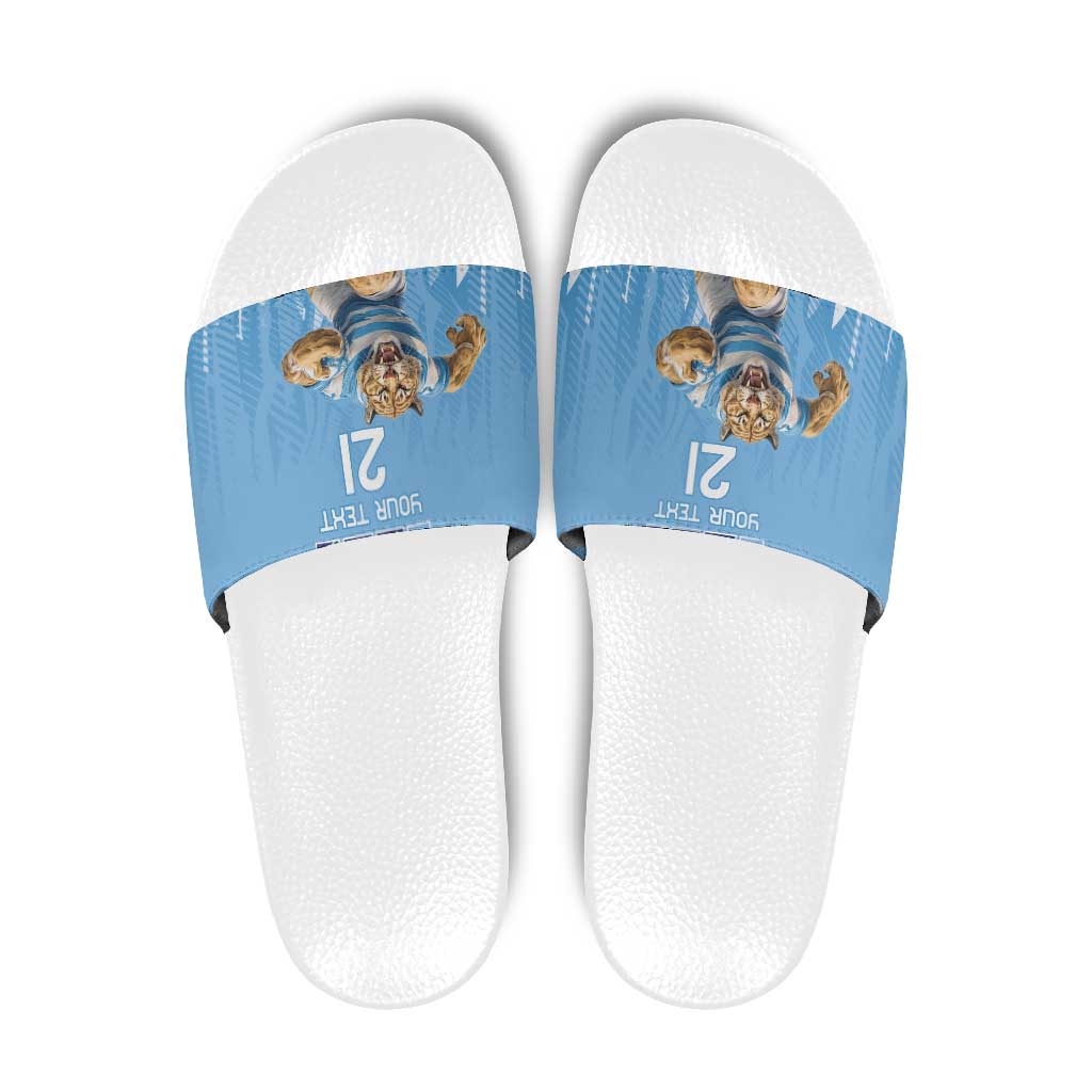 Argentina Rugby Custom Slide Sandals Glory Be To Pumas LT9