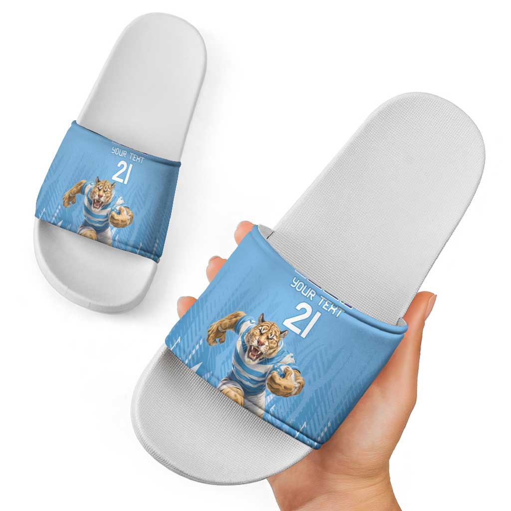 Argentina Rugby Custom Slide Sandals Glory Be To Pumas LT9