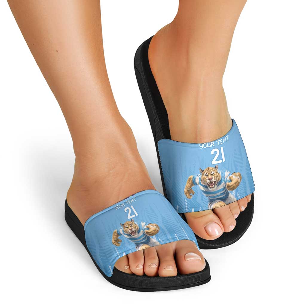 Argentina Rugby Custom Slide Sandals Glory Be To Pumas LT9