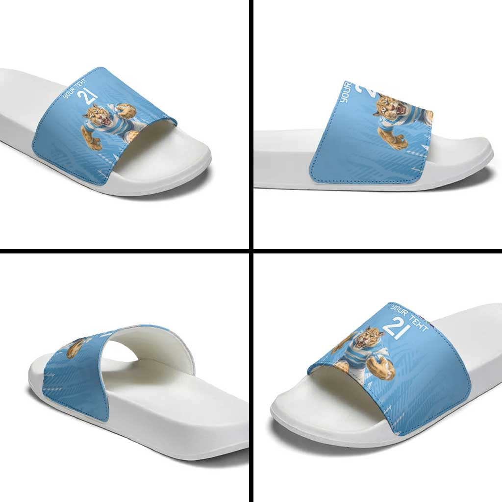 Argentina Rugby Custom Slide Sandals Glory Be To Pumas LT9