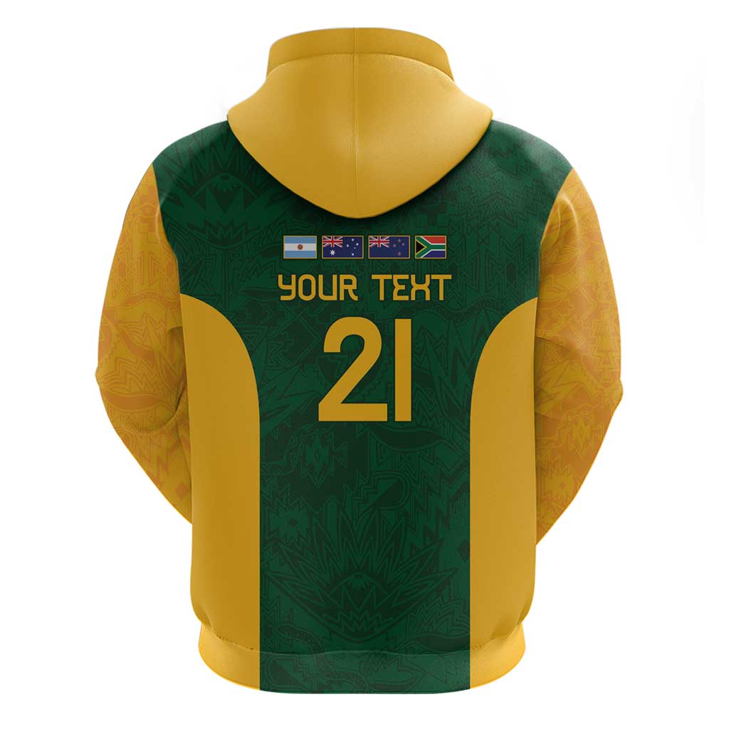 South Africa Rugby Custom Hoodie Glory Be To Springboks LT9