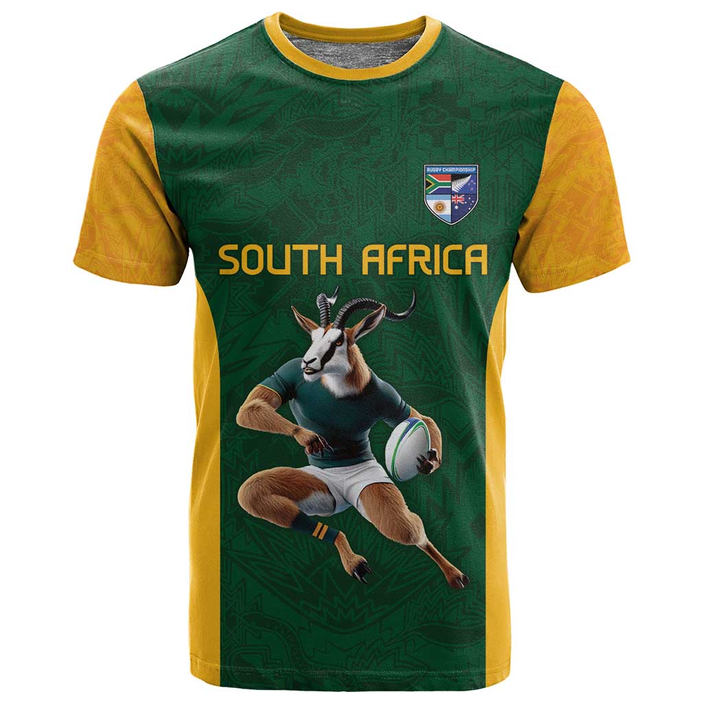 South Africa Rugby Custom T shirt Glory Be To Springboks LT9