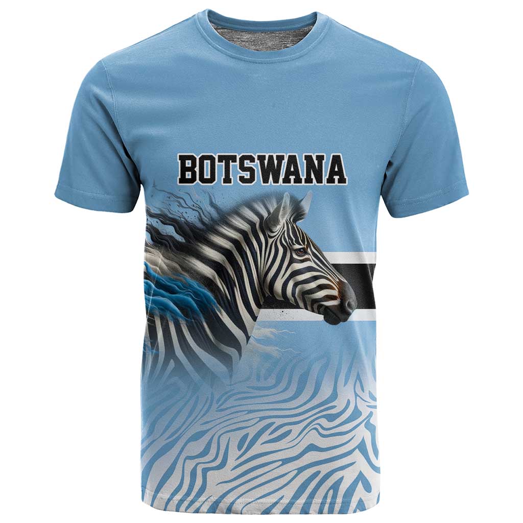 Botswana Independence Day 1966 T shirt Tribal African Zebra Skins Pattern LT9
