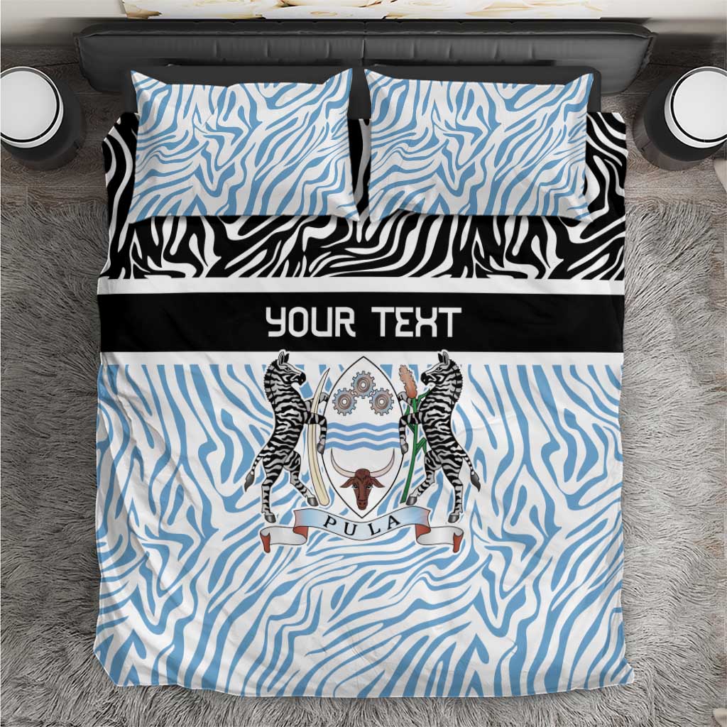 Botswana Personalized Bedding Set African Zebra Skins Pattern LT9