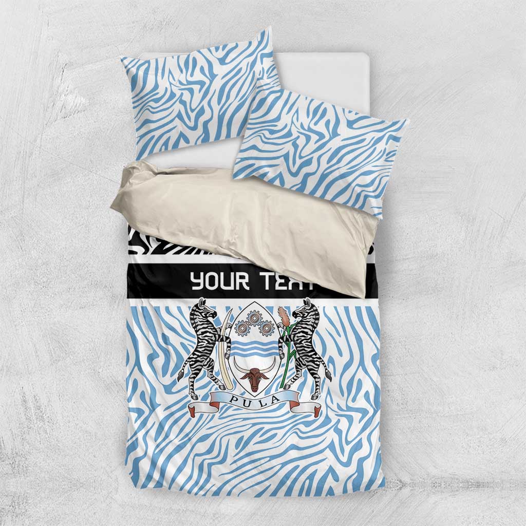 Botswana Personalized Bedding Set African Zebra Skins Pattern LT9