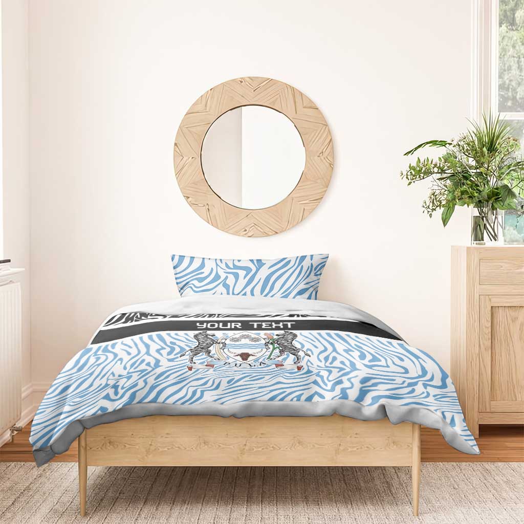 Botswana Personalized Bedding Set African Zebra Skins Pattern LT9