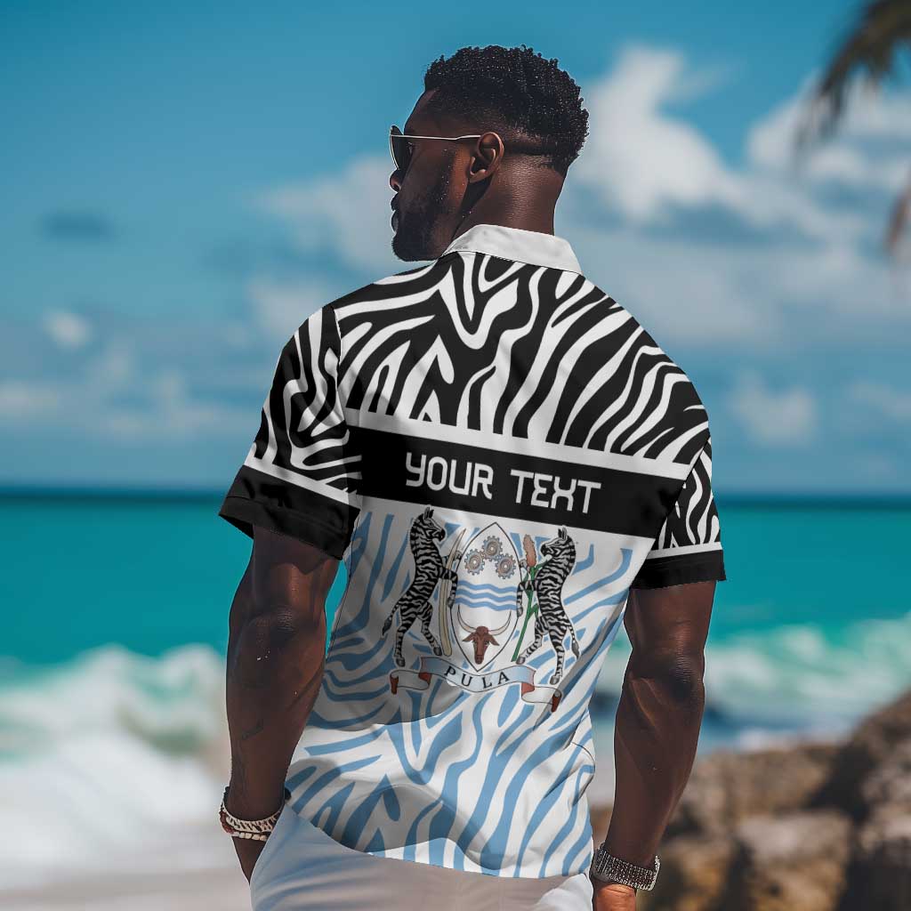 Botswana Personalized Hawaiian Shirt African Zebra Skins Pattern LT9