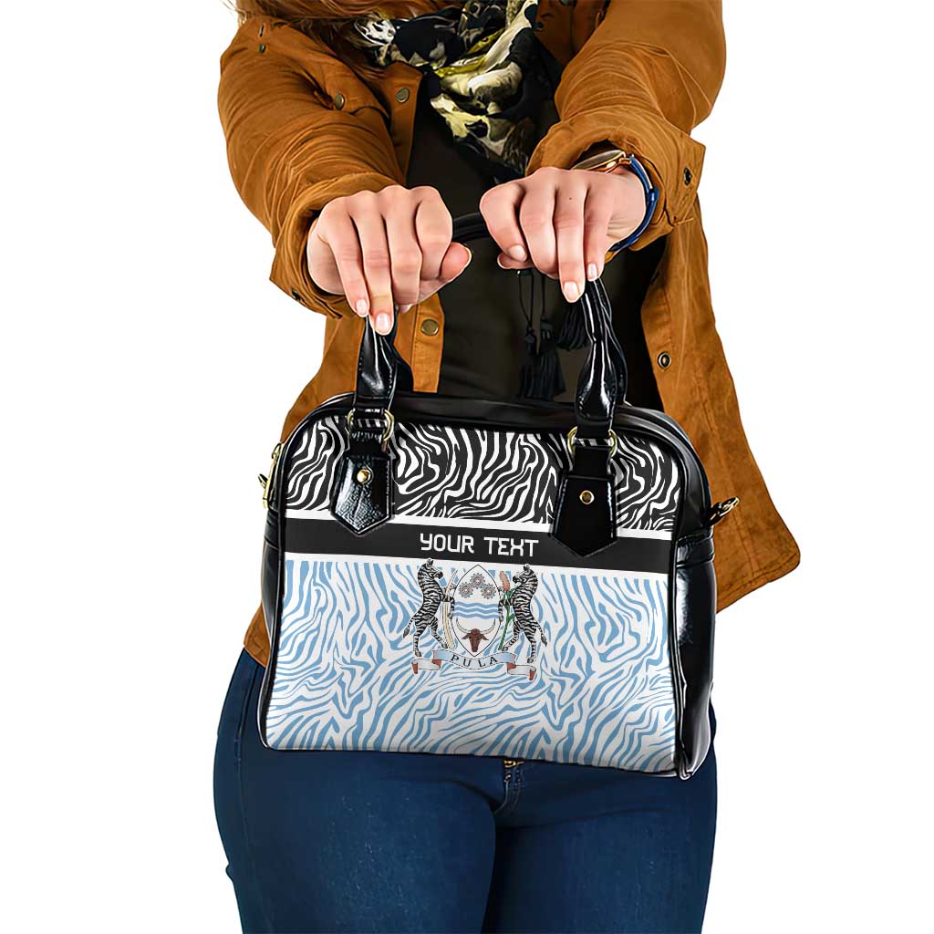 Botswana Personalized Shoulder Handbag Zebra Skins Pattern LT9