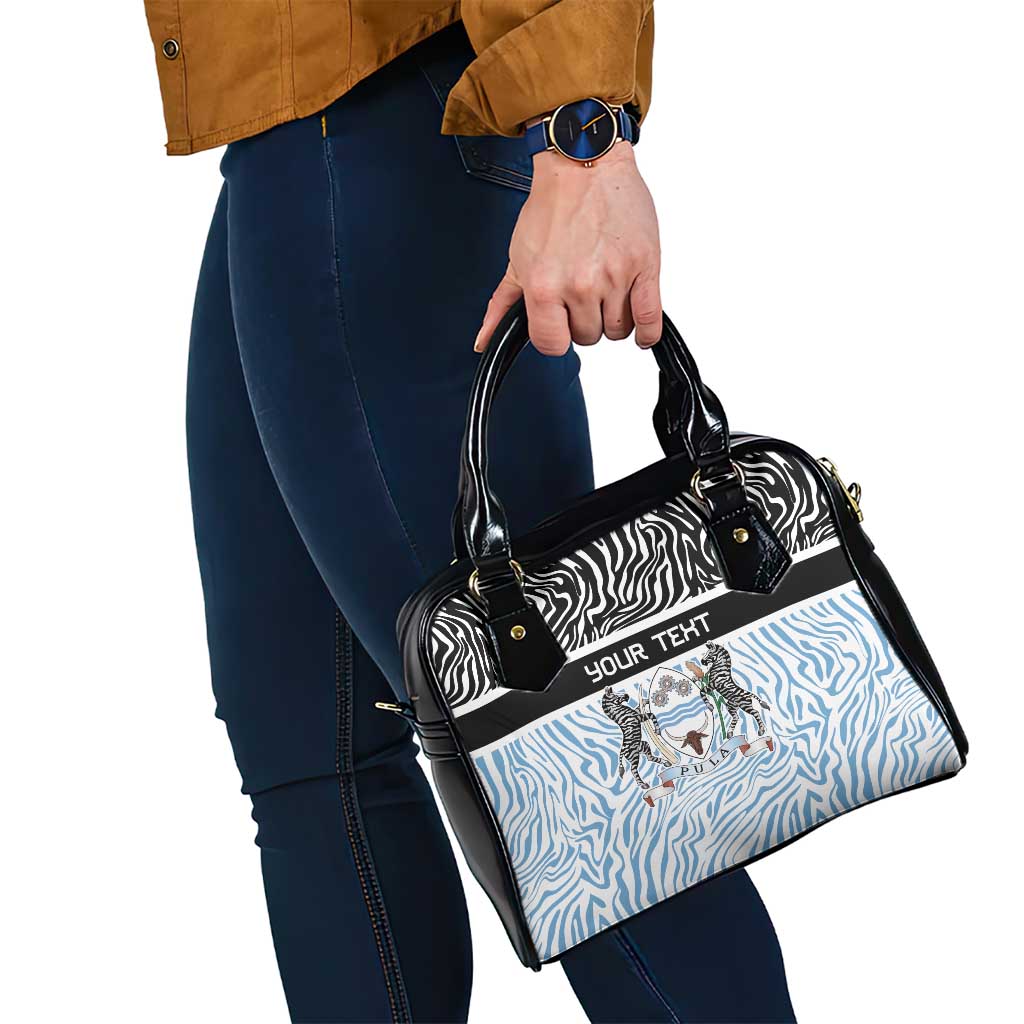 Botswana Personalized Shoulder Handbag Zebra Skins Pattern LT9