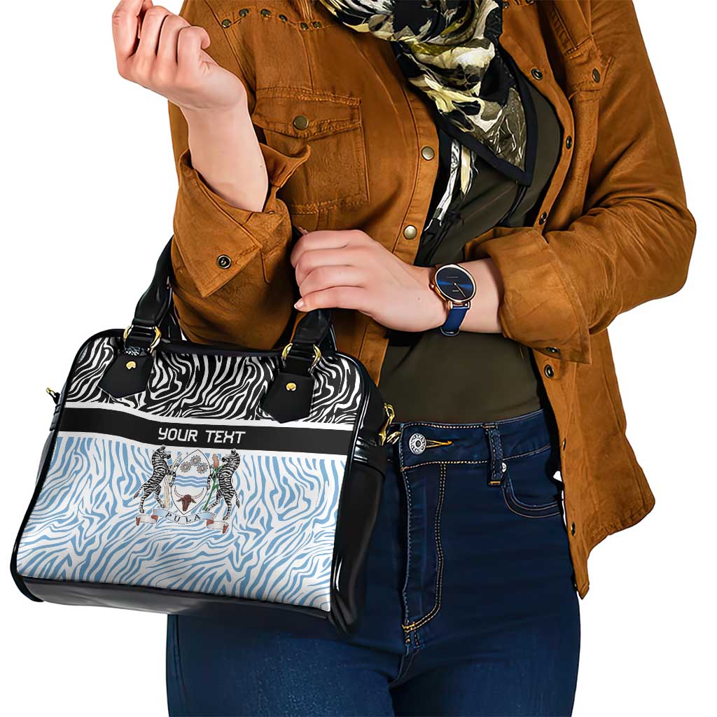 Botswana Personalized Shoulder Handbag Zebra Skins Pattern LT9