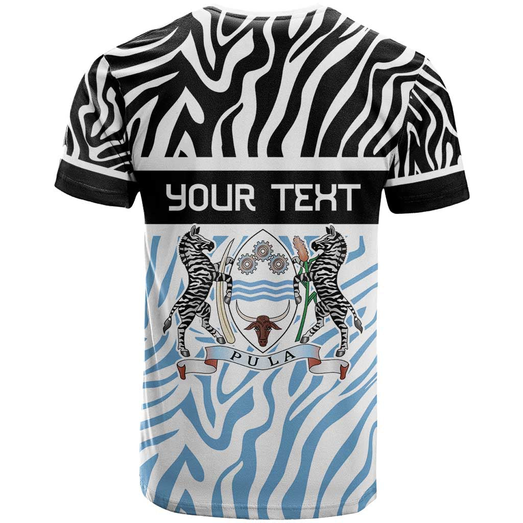 Botswana Personalized T shirt African Zebra Skins Pattern LT9