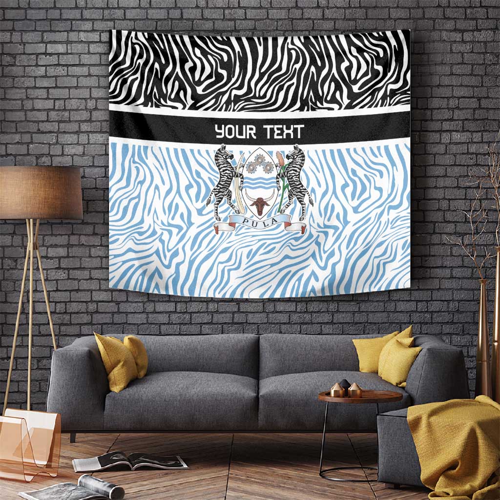 Botswana Personalized Tapestry African Zebra Skins Pattern LT9