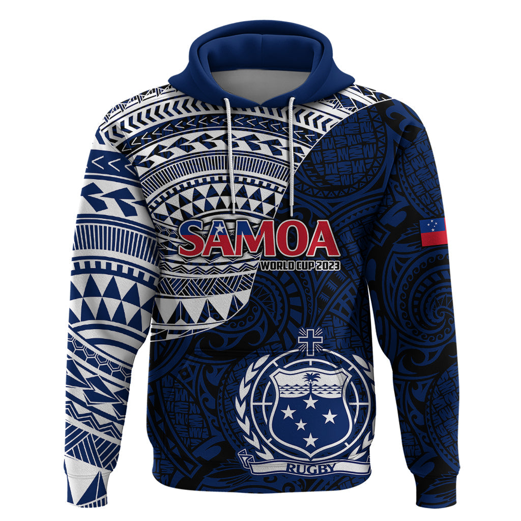 Custom Samoa Rugby Hoodie Proud Samoa World Cup 2023 LT9