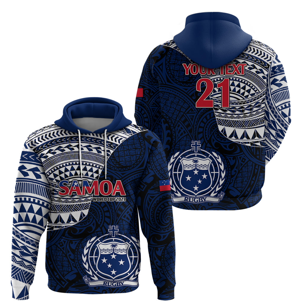 Custom Samoa Rugby Hoodie Proud Samoa World Cup 2023 LT9