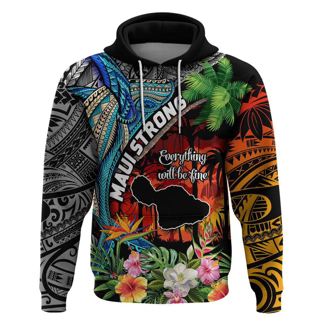 Hawaii Strong Maui Wildfire Hoodie Pray For Lahaina Maui LT9