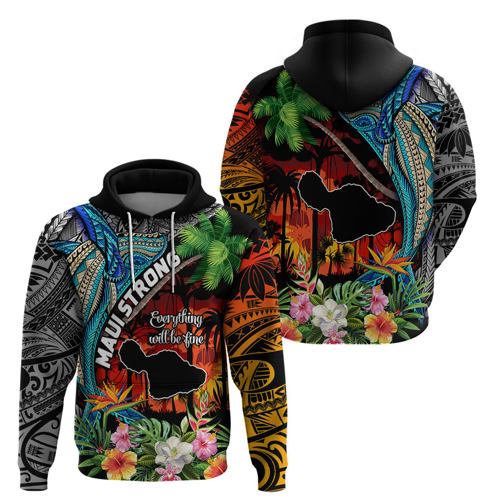 Hawaii Strong Maui Wildfire Hoodie Pray For Lahaina Maui LT9