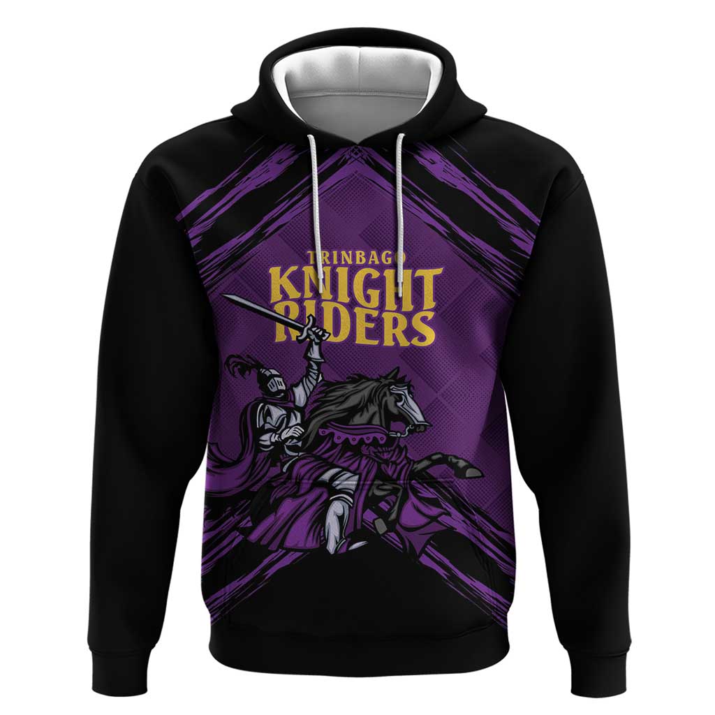 Custom Caribbean Cricket Trinidad and Tobago Cricket Hoodie TKR Champions 2025 Purple Edition LT9