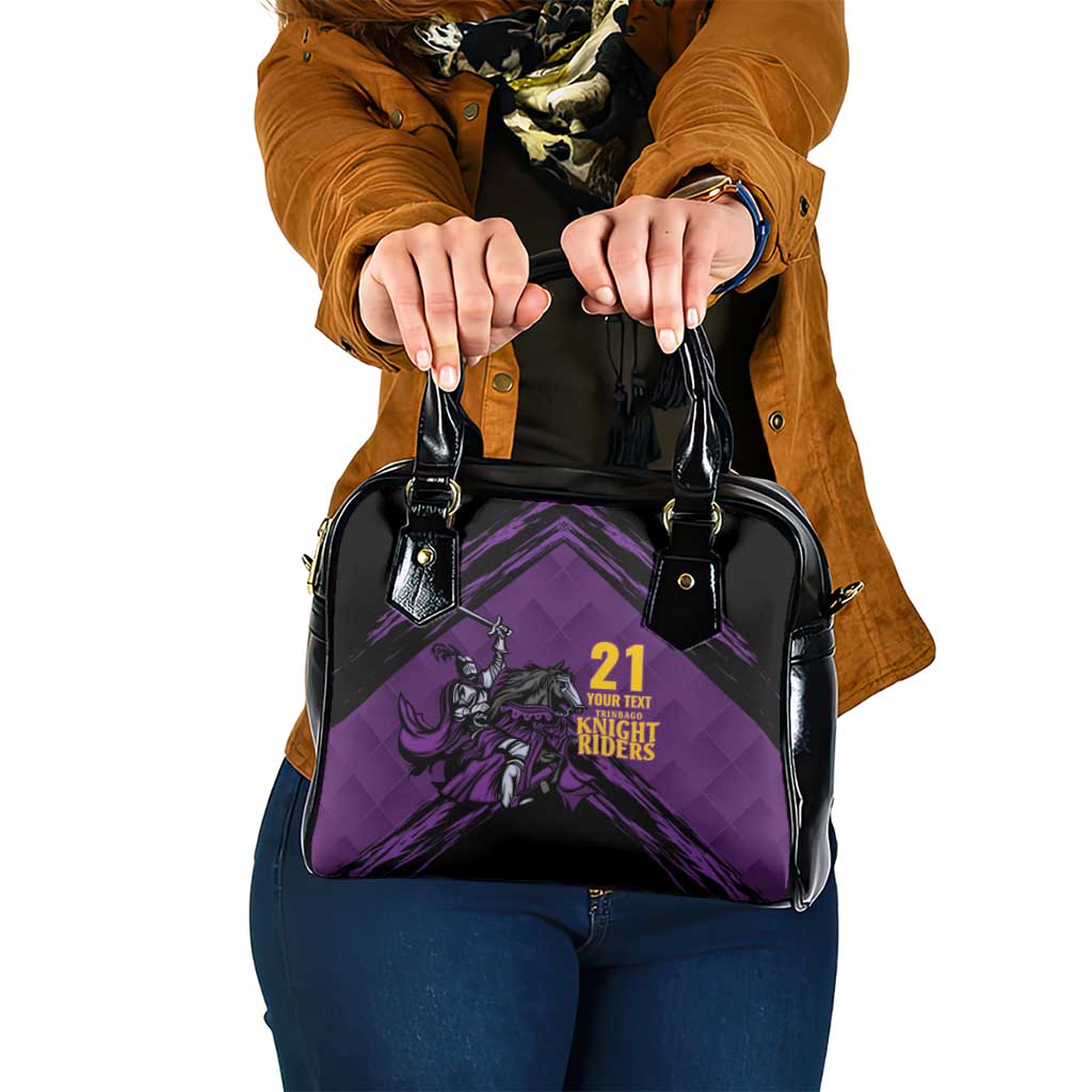 Custom Caribbean Cricket Trinidad and Tobago Cricket Shoulder Handbag TKR Champions 2025 Purple Edition LT9