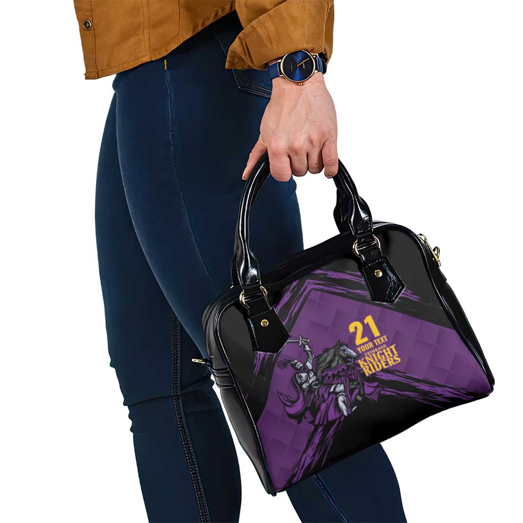 Custom Caribbean Cricket Trinidad and Tobago Cricket Shoulder Handbag TKR Champions 2025 Purple Edition LT9
