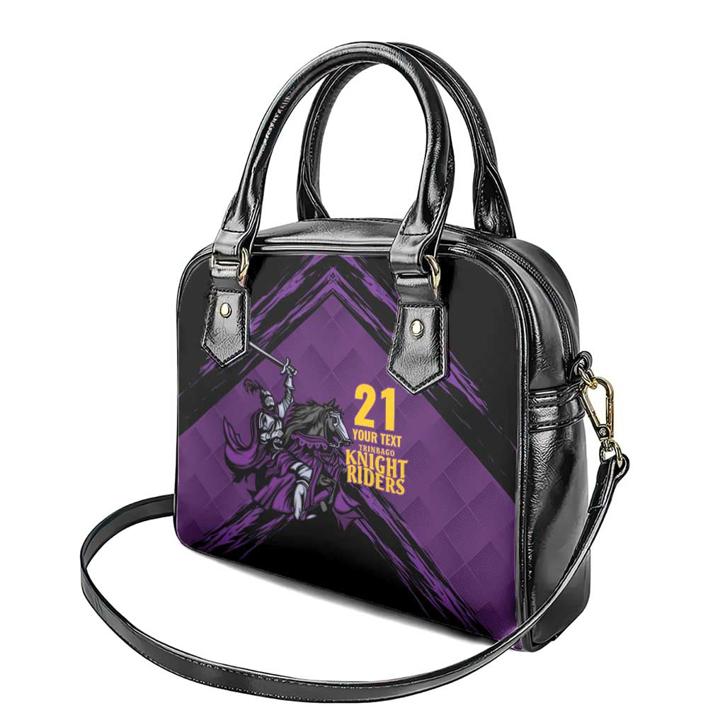 Custom Caribbean Cricket Trinidad and Tobago Cricket Shoulder Handbag TKR Champions 2025 Purple Edition LT9